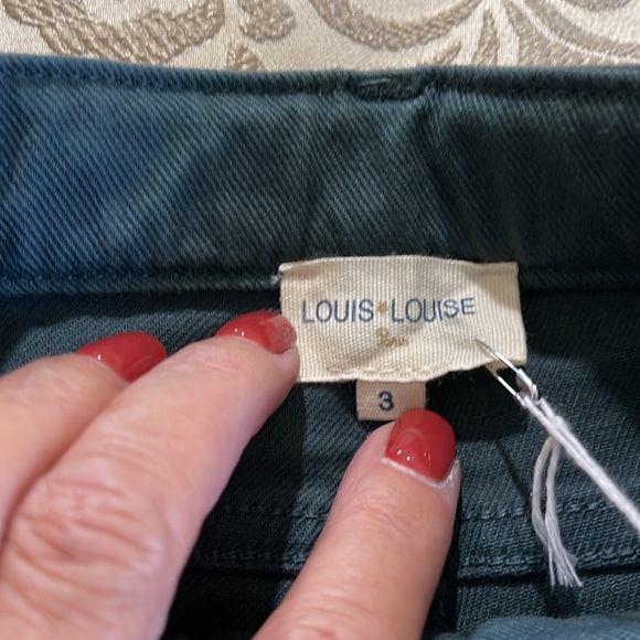 BNWT LOUIS LOUISE SLIM FIT KAKI ARMY DYED DENIM TODDLER JEANS EUROPEAN DESIGNER - Picture 5 of 8